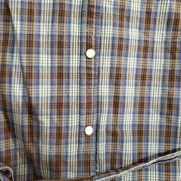 Cowgirl plaid shirt dress with Western-style embroidery and self-tie belt Size M - Picture 5 of 16